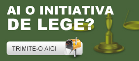 Ai o initiativa de lege ?